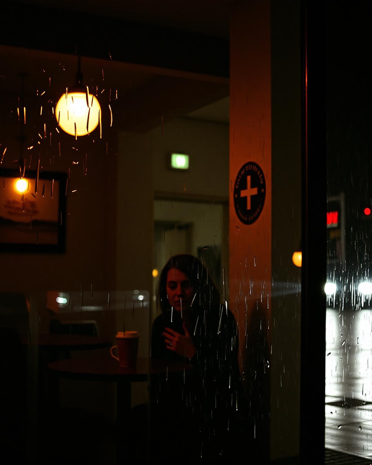 Rain on glass