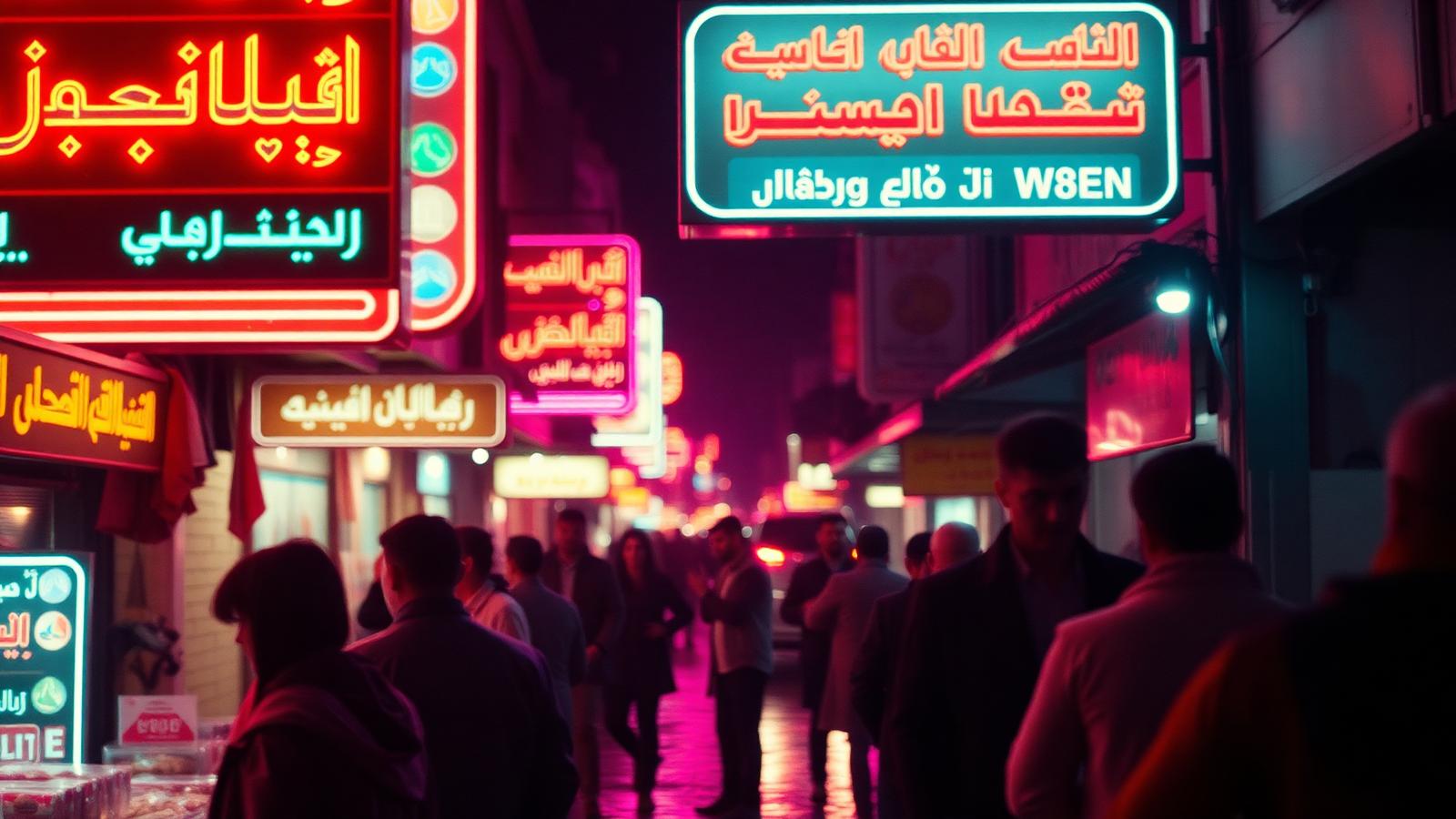 Neon souq
